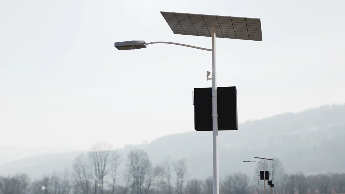 CaneaTech solar smart pole
